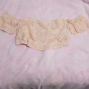 Cropped Off the Shoulder Top